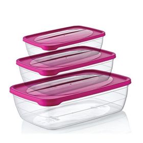 Hobby Life Plastik Trend 3'lü Saklama Kabı