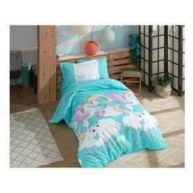 Hobby Magical Aqua Tek Kişilik Poplin Nevresim Takımı
