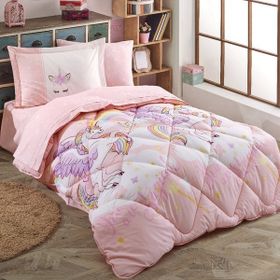 Hobby Magical Poplin Pembe Tek Kişilik Uyku Seti