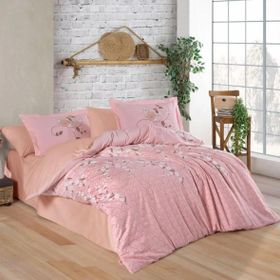 Hobby Missy Pudra Poplin Çift Kişilik Nevresim Takımı