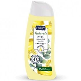 Hobby Naturals Energy Okaliptus Özü Limon Yağı 500 ml Duş Jeli