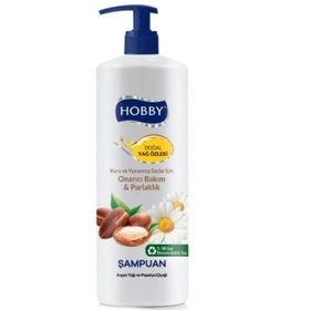 Hobby Parlaklık 1 lt Argan Yağı ve Papatya Çiçeği Şampuanı