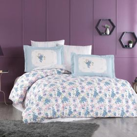 Hobby Perla Poplin Pembe Çift Kişilik Nevresim Takımı