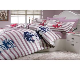 Hobby Poplin Bermuda Lila Çift Kişilik Nevresim Takımı