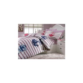 Hobby Poplin Bermuda Lila Çift Kişilik Nevresim Takımı