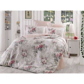 Hobby Poplin Clementina Çift Kişilik Nevresim Takımı