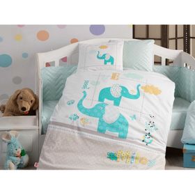 Hobby Pretty Turkuaz Bebek Nevresim Takımı