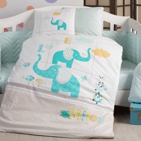 Hobby Pretty Turkuaz Bebek Nevresim Takımı