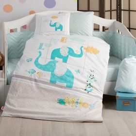 Hobby Pretty Turkuaz Bebek Nevresim Takımı