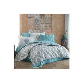 Hobby Retro Poplin Mint Çift Kişilik Nevresim Takımı