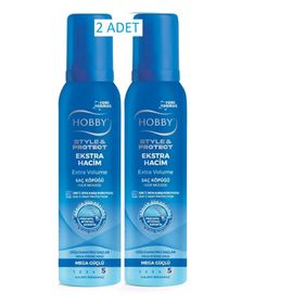 Hobby Style & Protect 2x150 ml Ekstra Hacim Saç Köpüğü