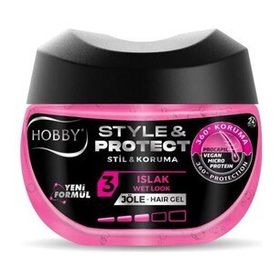 Hobby Style ve Protect 250 ml Ultra Sert Carbon Saç Jölesi