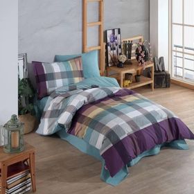 Hobby Virginia Bordo Tek Kişilik Poplin Nevresim Takımı