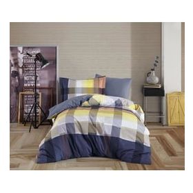 Hobby Virginia Lacivert Tek Kişilik Poplin Nevresim Takımı