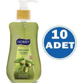 Hobby Zeytinyağı Özlü 10x400 ml Sıvı Sabun
