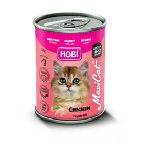 Hobi 12x400 gr Maxicat Tavuklu Yavru Kedi Konservesi