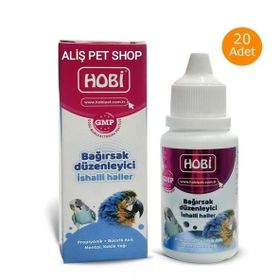 Hobi 30 ml 20 Adet Kafes Kuşları İçin Soğuk Algınlığı Damlası
