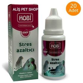 Hobi 30 ml 20 Adet Kuşlar İçin Stres Azaltıcı Vitamin Takviyesi