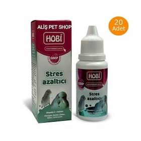Hobi 30 ml 20 Adet Kuşlar İçin Stres Azaltıcı Vitamin Takviyesi