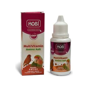 Hobi 30 ml Kuşlar İçin Multivitamin ve Aminoasit Takviyesi