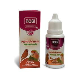 Hobi 30 ml Kuşlar İçin Multivitamin ve Aminoasit Takviyesi