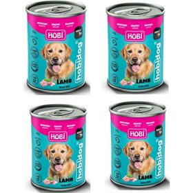 Hobi 4x400 gr Kuzu Etli Yetişkin Köpek Konservesi