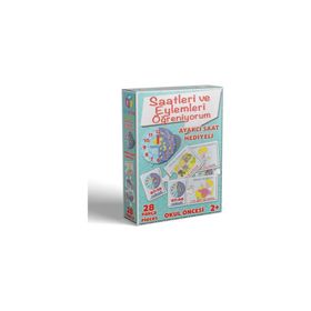 Hobi Eğitim Dünyası Saatleri ve Eylemleri Öğreniyorum 2+İngilizce Destekli Oyun