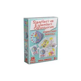 Hobi Eğitim Dünyası Saatleri ve Eylemleri Öğreniyorum 2+İngilizce Destekli Oyun