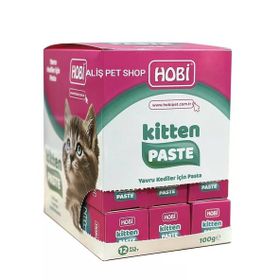 Hobi Kitten Paste 100x12 gr Yavru Kediler İçin Multivitamin Pastası