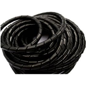 Hobi Mekatronik 5 mt x 6 mm Siyah Kablo Toplama Spirali