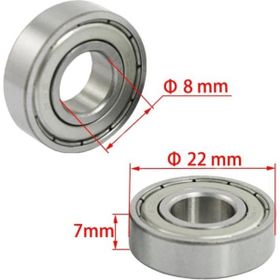 Hobi Mekatronik 608ZZ 8 mm Rulman
