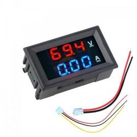 Hobi Mekatronik DC 100V 10A Dijital Voltmetre Dijital Ampermetre