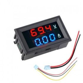 Hobi Mekatronik DC 100V 10A Dijital Voltmetre Dijital Ampermetre