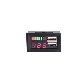 Hobi Mekatronik Usb 5V 2A Çıkışlı DC12V Kırmızı Led Ekran Dijital Voltmetre