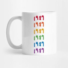 Hobi Shop 1989 Taylor Swift Beyaz Porselen Kupa Bardak