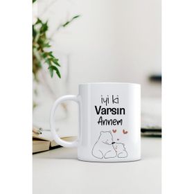 Hobi Shop Anneler Günü Hediyesi Özel Tasarım Kupa Bardak