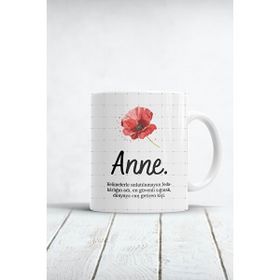 Hobi Shop Anneye Özel Açıklamalı Hediyelik Tasarım Kupa Bardak