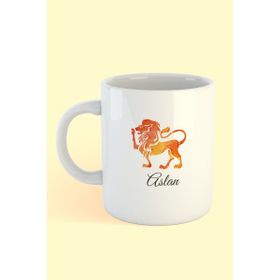 Hobi Shop Aslan Burcu Baskılı Kahve Kupası