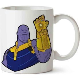Hobi Shop Avengers Thanos Beyaz Porselen Kupa Bardak