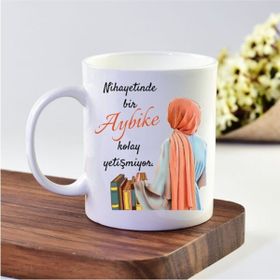 Hobi Shop Aybike İsimli Tesettür Kupa Bardak