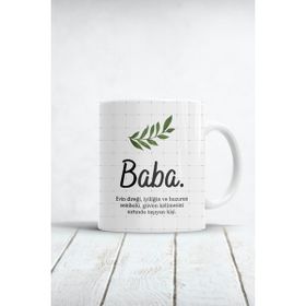 Hobi Shop Babaya Özel Açıklamalı Hediyelik Tasarım Kupa Bardak