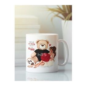 Hobi Shop Bardak Aşk Doğumgünü Sevgililer Günü Beyaz Kupa