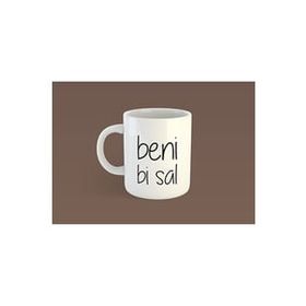 Hobi Shop Beni Bi Sal Baskılı Beyaz Kupa Bardak