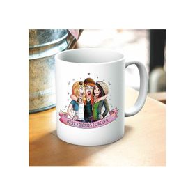 Hobi Shop Best Friends Forever Baskılı Beyaz Kupa Bardak