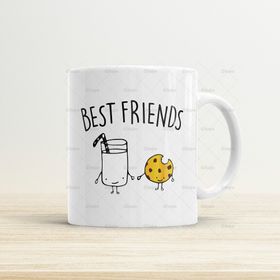 Hobi Shop Best Friends Süt Kurabiye Kupa Bardak