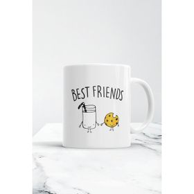 Hobi Shop Best Friends Süt Kurabiye Kupa Bardak