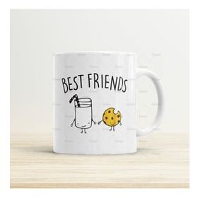 Hobi Shop Best Friends Süt Kurabiye Kupa Bardak