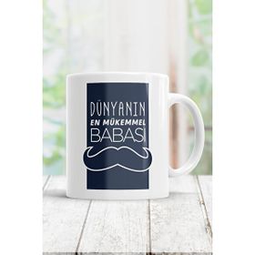 Hobi Shop Beyaz Dünyanın En Mükemmel Babası Kupa Bardak