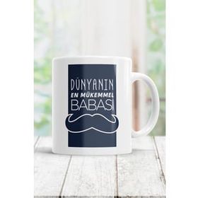 Hobi Shop Beyaz Dünyanın En Mükemmel Babası Kupa Bardak