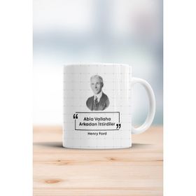 Hobi Shop Beyaz Henry Ford Esprili Kupa Bardak